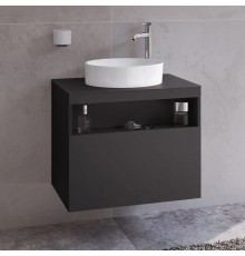 Тумба с раковиной Keuco Stageline 32855 65 см, вулканит