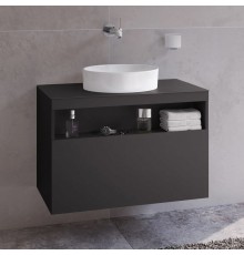 Тумба с раковиной Keuco Stageline 32863 80 см, вулканит