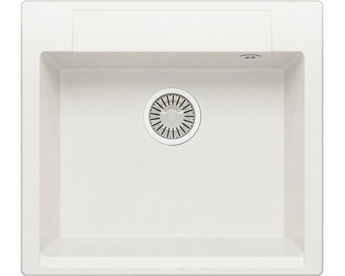 Мойка кухонная Polygran Argo 560 белый хлопок