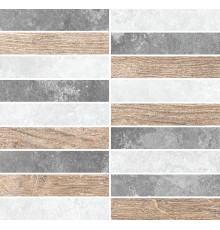 Мозаика Laparet Java матовая 28,60x29,80 микс серый