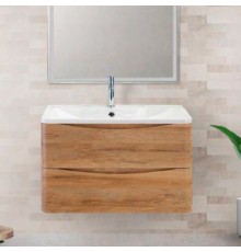 Тумба с раковиной BelBagno Acqua 80 подвесная, rovere rustico