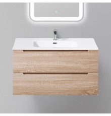 Тумба с раковиной BelBagno Etna 90 rovere bianco