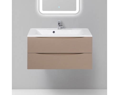 Тумба с раковиной BelBagno Marino 90 capucino lucido