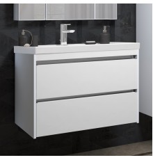 Тумба с раковиной Opadiris Фреш 80 белая, вар.2