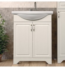 Тумба с раковиной Style Line Олеандр-2 65 Люкс, рельеф пастель
