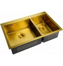 Мойка кухонная Zorg Light ZL R 780-2-510-L BRONZE