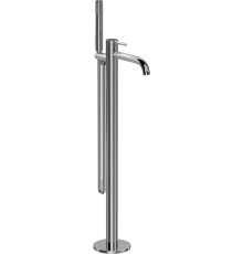 Напольный смеситель для ванны с душем Raiber Graceful RP-010 С ВНУТРЕННЕЙ ЧАСТЬЮ, хром