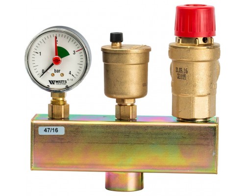 Группа безопасности в теплоизоляции Watts KSG 30/25M-ISO2 3 бар (до 200 кВт) (10005205)