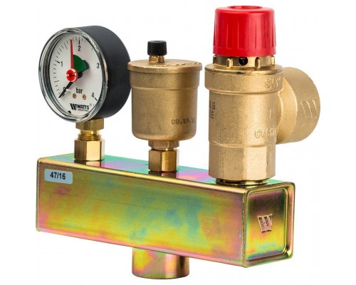 Группа безопасности в теплоизоляции Watts KSG 30/25M-ISO2 3 бар (до 200 кВт) (10005205)