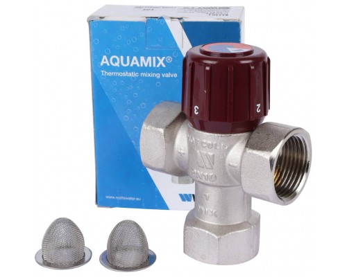 Watts AM6111C1 1 терморегулирующий подмешивающий клапан AQUAMIX 32-50C 1 IG (10017423) Watts AM6111C1 1 терморегулирующий подмешивающий клапан AQUAMIX 32-50C 1 IG (10017423)