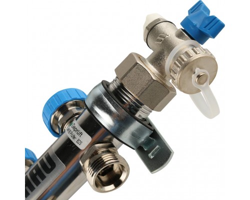 *12080711002 REHAU RAUTHERM S Распределительный коллектор HKV-D на 7 контуров нерж .сталь (без шаровых кранов) (12080711002)