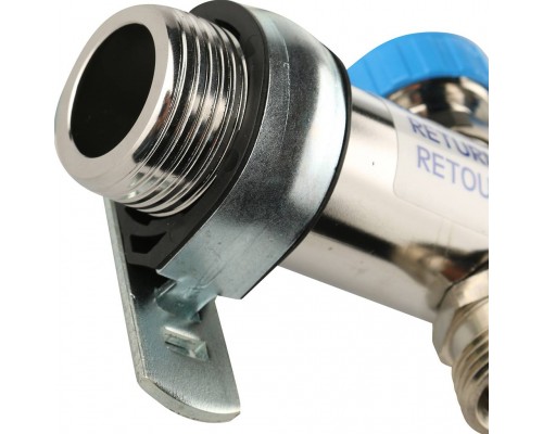 *12080911002 REHAU RAUTHERM S Распределительный коллектор HKV-D на 9 контуров нерж .сталь (без шаровых кранов) (12080911002)