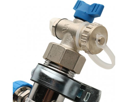 *12080911002 REHAU RAUTHERM S Распределительный коллектор HKV-D на 9 контуров нерж .сталь (без шаровых кранов) (12080911002)