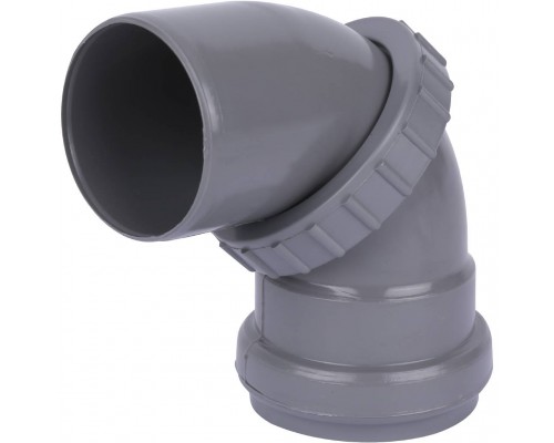 Sinikon KU.050.G Отвод универсальный D 050 серый (KU.050.G)