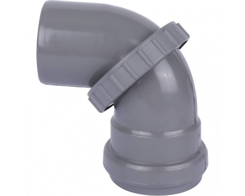 Sinikon KU.050.G Отвод универсальный D 050 серый (KU.050.G)