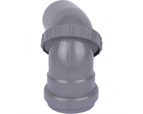 Sinikon KU.050.G Отвод универсальный D 050 серый (KU.050.G)