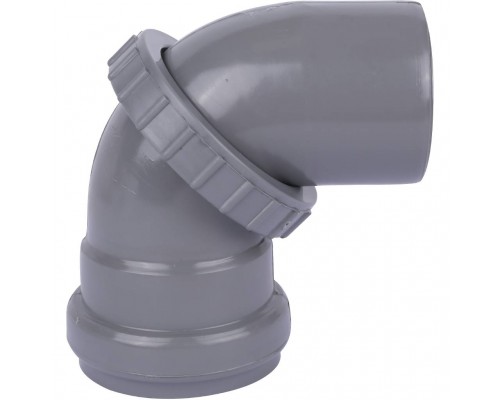 Sinikon KU.050.G Отвод универсальный D 050 серый (KU.050.G)