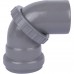 Sinikon KU.050.G Отвод универсальный D 050 серый (KU.050.G)