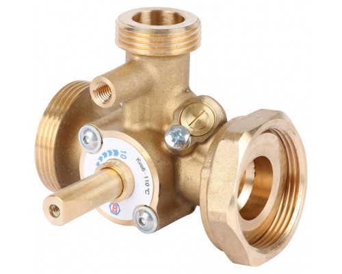 BARBERI  Трехходовой смесительный клапан с байпасом, соединение для насоса и коллектора G1 1/2M. KV 6 (41D040000C)