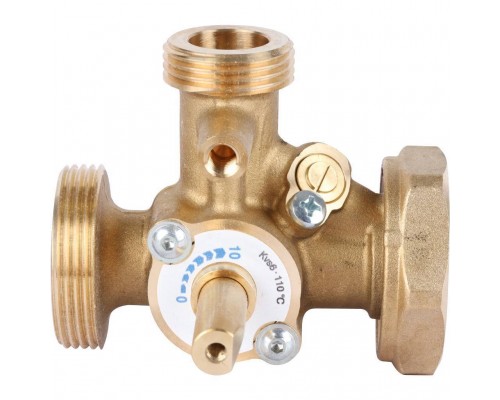 BARBERI  Трехходовой смесительный клапан с байпасом, соединение для насоса и коллектора G1 1/2M. KV 6 (41D040000C)