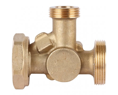 BARBERI  Трехходовой смесительный клапан с байпасом, соединение для насоса и коллектора G1 1/2M. KV 6 (41D040000C)