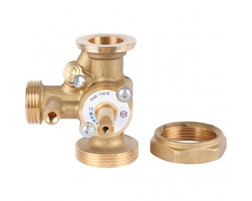 BARBERI  Трехходовой смесительный клапан с байпасом, соединение для насоса и коллектора G1 1/2M. KV 6 (41D040000C)