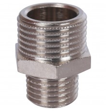 Ниппель НН STOUT переходной никелированный 3/8X1/4 (SFT-0004-003814)