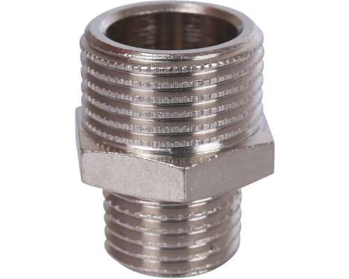 Ниппель НН STOUT переходной никелированный 3/8X1/4 (SFT-0004-003814)