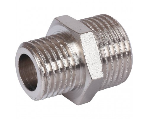 Ниппель НН STOUT переходной никелированный 3/8X1/4 (SFT-0004-003814)