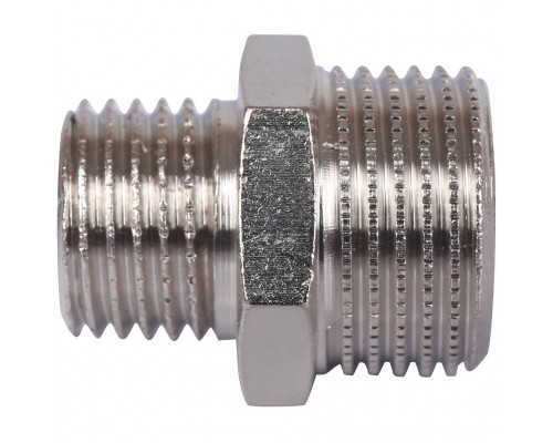 Ниппель НН STOUT переходной никелированный 3/8X1/4 (SFT-0004-003814)