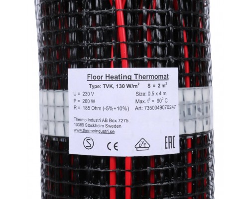 Термомат THERMO ТVK-130 2 м.кв (комплект без регулятора) (TVK-130-2)