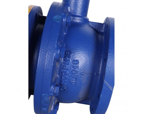 Кран шаровой ZETKAMA 565A Ду100 Ру16 фланцевый (565A100C09) Кран шаровой ZETKAMA 565A Ду100 Ру16 фланцевый (565A100C09)