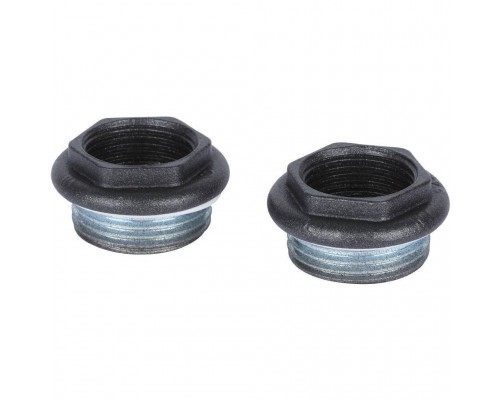 Присоединительный набор для радиатора Global 011048 07 Global KIT 3/4 (цвет cod.07 grigio scuro opaco mettalizzato (черный)) A048KIT3/407 (A048KIT3/407)