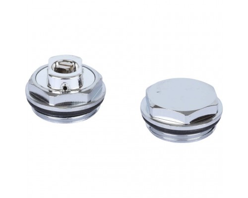 Присоединительный набор для радиатора Global 011048 07 Global KIT 3/4 (цвет cod.07 grigio scuro opaco mettalizzato (черный)) A048KIT3/407 (A048KIT3/407)