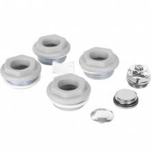 Присоединительный набор для радиатора Global 011046 08 KIT 1/2 (цвет cod.08 grigio argento opaco metallizzato (серый)) A046KIT1/208 (A046KIT1/208)