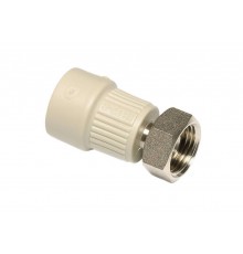 Муфта Ekoplastik ППР с металл. вставкой и накидной гайкой 25х3/4 (SZM02525RCT)
