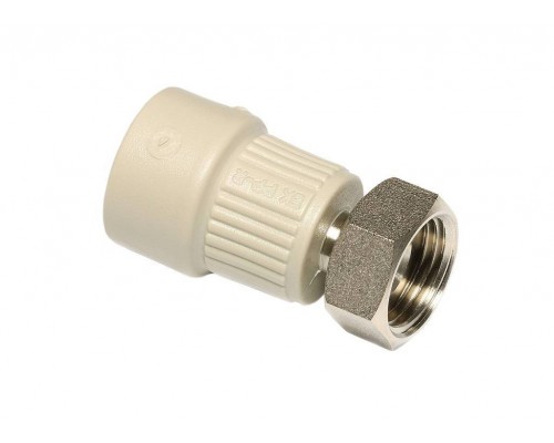 Муфта Ekoplastik ППР с металл. вставкой и накидной гайкой 32х1 1/4 (SZM03240XX) Муфта Ekoplastik ППР с металл. вставкой и накидной гайкой 32х1 1/4 (SZM03240XX)