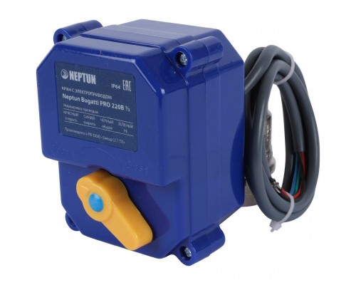 Кран с электроприводом Neptun Bugatti Pro 220В 1/2 (100035632400)