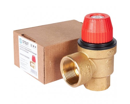 Клапан предохранительный для отопления STOUT SVS-0010-003025 30 x 1 (477.332) (SVS-0010-003025)