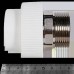 Муфта комбинированная Pro Aqua d= 40-1 PP-R НР Белая (PA23020)