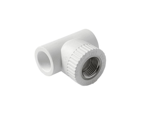 Тройник комбинированный Pro Aqua d=20-1/2 PP-R ВР Белый (PA24008P)