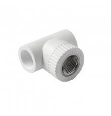 Тройник комбинированный Pro Aqua d=25-1/2 PP-R ВР Белый (PA24012P)