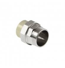 Муфта комбинированная Pro Aqua d=63-2 PP-R разъемная (американка) НР Серая (PA21024G)
