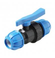 Кран шаровой Pro Aqua ПНД UNIO D 32x32 муфта-муфта (9950000000X032)