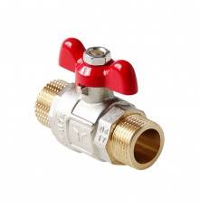 Кран шаровой полнопроходной Pro Aqua D 1 ручка-бабочка, Н-Н (FWB67-M25-M25x)