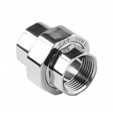 Соединение разъемное прямое резьбовое хромированное Pro Aqua D 1 x 1 В (20-f25-f25cr)