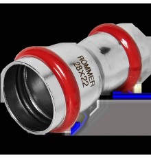 Муфта ROMMER переходная, 28х22, из нержавеющей стали прессовой (RSS-0018-002822)