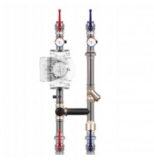 Насосная группа GIDRUSS NGSS-50C (2, поворотный смеситель KVs 40) (NG 50A10 23)