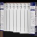 Радиатор биметаллический STOUT TITAN 500 8 секций боковое подключение (белый RAL 9016) SRB-3310-050008 (SRB-3310-050008)