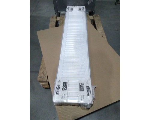 Уцененный товар (нарушена упаковка, потертости): Стальной панельный радиатор Kermi Profil-V FTV 12/300/1600 нижнее подключение белый RAL 9016 FTV120301601R2Y (FTV120301601R2Y)